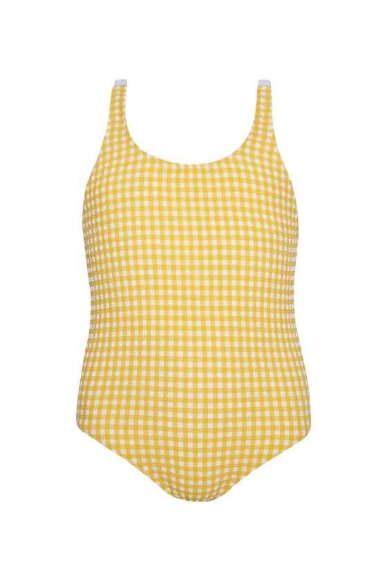 'GIRLS CHECKS' ONEPIECE SWIMSUIT IN GINGHAM PRINT