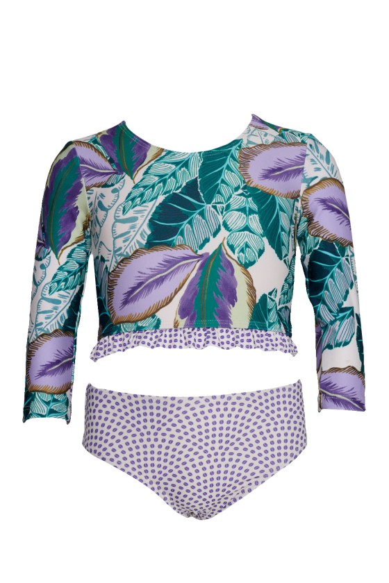 'GIRLS LILAC FLORAL' ΜΠΙΚΙΝΙ ΣΕΤ