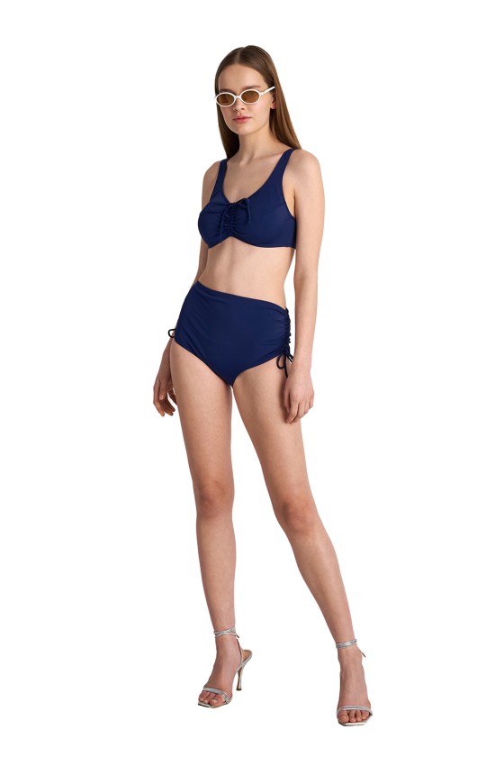 'CLASSIC SOLIDS' ΜΠΙΚΙΝΙ ΣΕΤ, ΤΟΠ ΜΕ ΦΑΡΔΙΕΣ ΤΙΡΑΝΤΕΣ ΚΑΙ ΨΗΛΟΜΕΣΟ ΜΠΙΚΙΝΙ ΣΛΙΠ