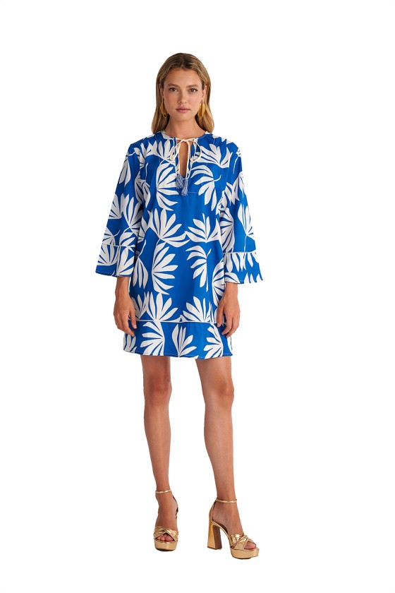 'COCO LEAF' ΚΟΝΤΟ ΦΟΡΕΜΑ/ΚΑΦΤΑΝΙ ΜΕ 'V' ΛΑΙΜΟΚΟΨΗ