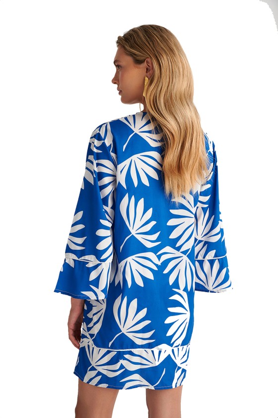 'COCO LEAF' ΚΟΝΤΟ ΦΟΡΕΜΑ/ΚΑΦΤΑΝΙ ΜΕ 'V' ΛΑΙΜΟΚΟΨΗ