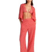 'RETRO RED' ΠΟΥΚΑΜΙΣΟ ΜΕ ΤΥΠΩΜΑ 