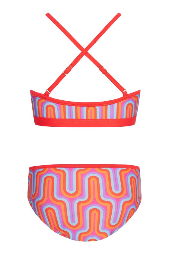 'GIRLS ZIGGY' ΠΑΙΔΙΚΟ ΜΑΓΙΟ ΜΠΙΚΙΝΙ ΣΕΤ ΜΕ ΠΟΛΥΧΡΩΜO ΤΥΠΩΜΑ