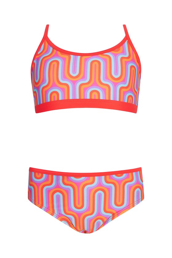 'GIRLS ZIGGY' ΠΑΙΔΙΚΟ ΜΑΓΙΟ ΜΠΙΚΙΝΙ ΣΕΤ ΜΕ ΠΟΛΥΧΡΩΜO ΤΥΠΩΜΑ