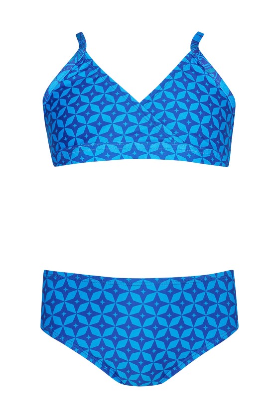'GIRLS BLUE IKAT' ΠΑΙΔΙΚΟ ΜΑΓΙΟ ΜΠΙΚΙΝΙ ΣΕΤ ΜΕ ΤΥΠΩΜΑ