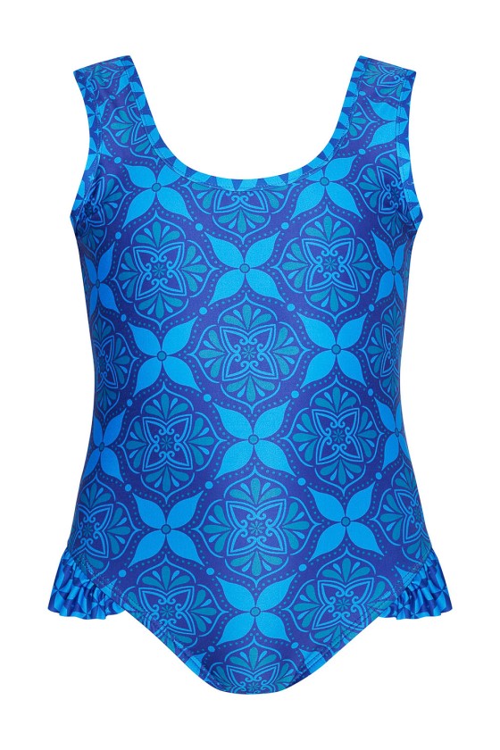 'GIRLS BLUE IKAT' ΠΑΙΔΙΚΟ ΟΛΟΣΩΜΟ ΜΑΓΙΟ ΜΕ ΒΟΛΑΝ