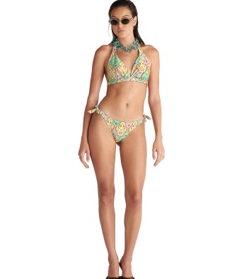 'LILA DAMASK' BRAZILIAN ΜΠΙΚΙΝΙ ΣΛΙΠ ΜΕ ΔΕΣΙΜΟ ΣΤΟ ΠΛΑΙ