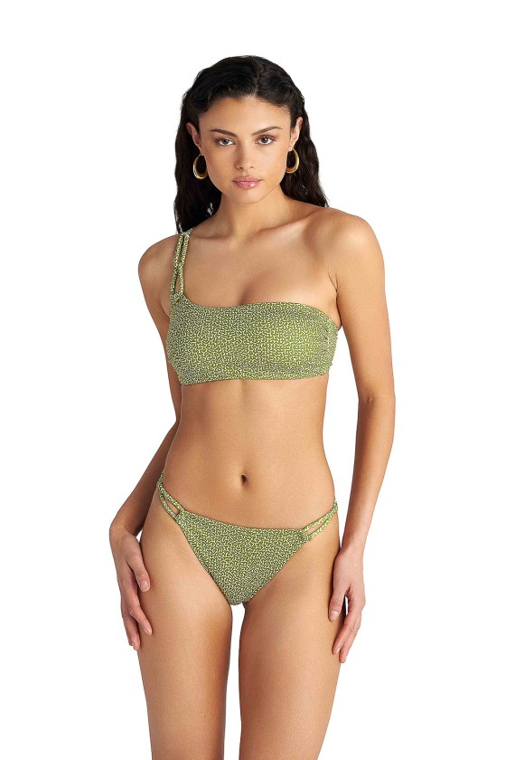 'JUNGLE GARDEN' ΣΤΡΑΠΛΕΣ ΜΠΙΚΙΝΙ ΤΟΠ ΜΕ ΕΝΑΝ ΩΜΟ 