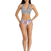 'FLORAL ESCAPE' ΤΡΙΓΩΝΙΚΟ ΜΑΓΙΟ ΜΠΙΚΙΝΙ ΔΙΠΛΗΣ ΟΨΕΩΣ ΤΟΠ ΣΕ CUP D