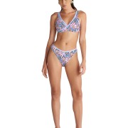 'AZTEC MIX' ΤΡΙΓΩΝΙΚΟ ΜΑΓΙΟ ΜΠΙΚΙΝΙ ΤΟΠ ΜΕ ΤΥΠΩΜΑ ΚΑΙ ΚΡΟΣΕ ΛΕΠΤΟΜΕΡΕΙΑ