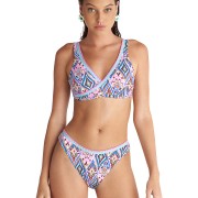 'AZTEC MIX' ΤΡΙΓΩΝΙΚΟ ΜΑΓΙΟ ΜΠΙΚΙΝΙ ΤΟΠ ΜΕ ΤΥΠΩΜΑ ΚΑΙ ΚΡΟΣΕ ΛΕΠΤΟΜΕΡΕΙΑ