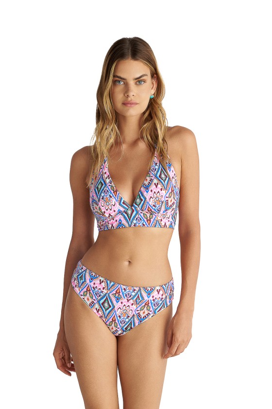 'AZTEC MIX' ΔΙΠΛΗΣ ΟΨΕΩΣ ΤΡΙΓΩΝΙΚΟ ΜΑΓΙΟ ΜΠΙΚΙΝΙ ΤΟΠ ΣΕ CUP D