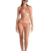 'CORAL DAMASK' ΤΡΙΓΩΝΙΚΟ ΜΑΓΙΟ ΜΠΙΚΙΝΙ ΤΟΠ ΜΕ ΤΥΠΩΜΑ