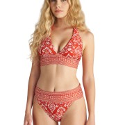 'CORAL DAMASK' ΨΗΛΟΜΕΣΟ ΜΑΓΙΟ ΜΠΙΚΙΝΙ ΣΛΙΠ ΜΕ ΤΥΠΩΜΑ