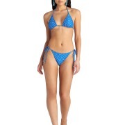 'BLUE IKAT' ΤΡΙΓΩΝΙΚΟ ΜΠΙΚΙΝΙ ΤΟΠ ΜΕ ΤΥΠΩΜΑ