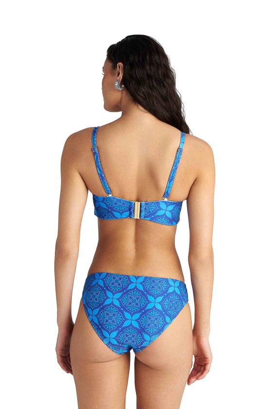 'BLUE IKAT' ΜΠΙΚΙΝΙ ΤΟΠ ΜΕ ΜΠΑΝΕΛΑ ΣΕ CUP D