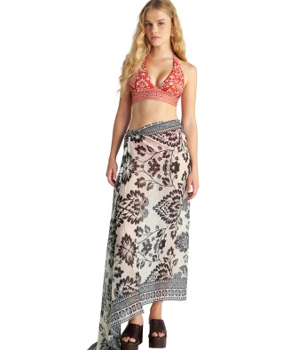 'CORAL DAMASK' ΠΑΡΕΟ ΜΕ ΤΥΠΩΜΑ