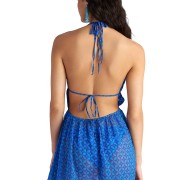 'BLUE IKAT' ΜΙΝΙ ΦΟΡΕΜΑ ΠΑΡΑΛΙΑΣ ΜΕ ΤΥΠΩΜΑ