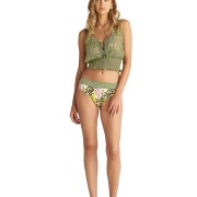 'JUNGLE GARDEN' ΜΠΛΟΥΖΑ CROP TOP ΜΕ ΤΥΠΩΜΑ